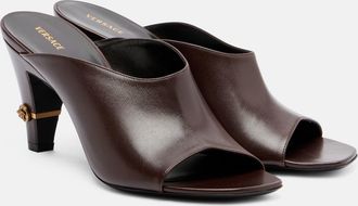 Versace Giulietta leather mules