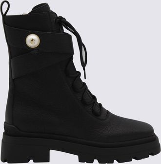 Jimmy Choo London Black Leather Boots