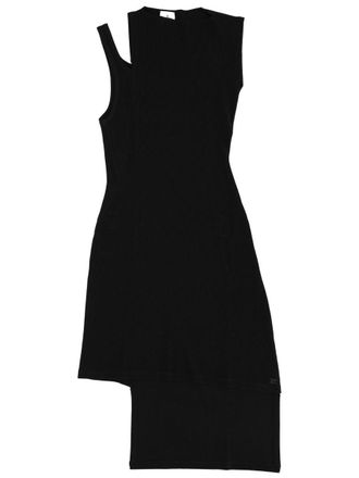Courr&egrave;ges Ribbed Oblique Dress