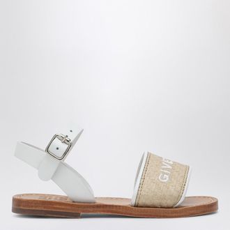Givenchy Sandalo bianco/beige con logo