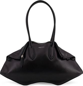 Alexander McQueen Alexander McQueen, Shoulder Bags, female, Black, Size: ONE SIZE Manta Bag