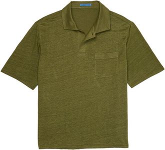 J.McLaughlin J.Mclaughlin Green Riva Knit Shirt