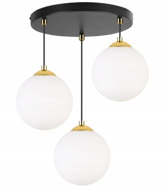 OEM L&aacute;mpara De Techo Colgante, Plaf&oacute;n, Bola, Cromo Dorado, Led