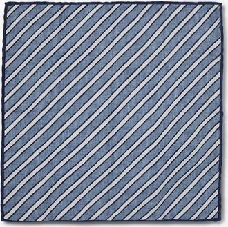 Brunello Cucinelli Viereckige Clutch mit Streifenmuster