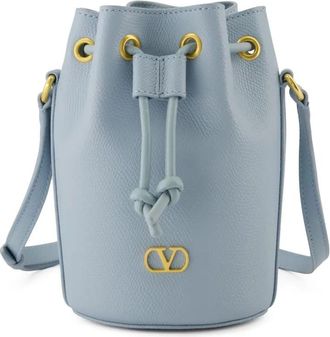 Valentino Garavani Borsa a secchiello VLogo - Blu