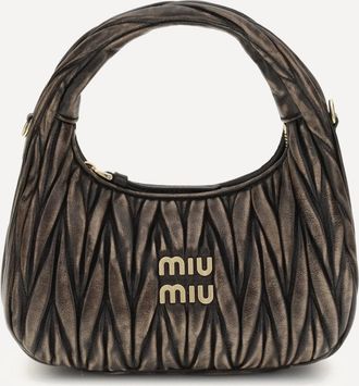 Miu Miu Wander Handbag in quilted leather Female UNI