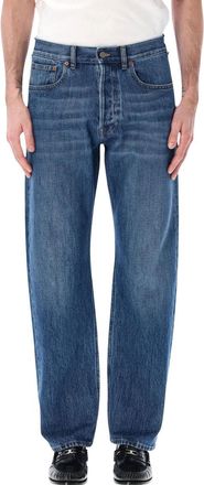 Valentino Garavani Blue Regular Mid Rise Jeans