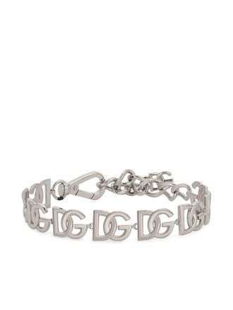 Dolce & Gabbana Choker KIM DOLCE & GABBANA con logo DG - Argento