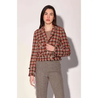 Walter Baker Rochelle Jacket in Welsh Tweed/multicolor at Nordstrom, Size X-Small