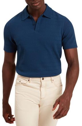 Ted Baker Serapa Texture Polo in Dk-Blue at Nordstrom, Size 5