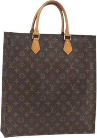 Louis Vuitton Pre-owned Tote Bags, female, Brown, Size: ONE SIZE Pre-owned Canvas Tote Bag