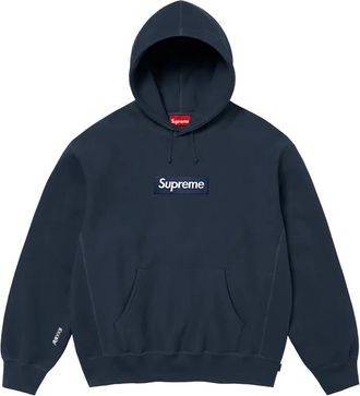 SUPREME Felpa con cappuccio e logo - Blu