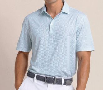 Southern Tide Driver On The Ball Polo Shirt In Simply Green