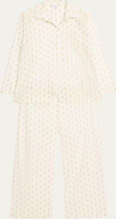 Pour Les Femmes Long Sleeve Pajama Set