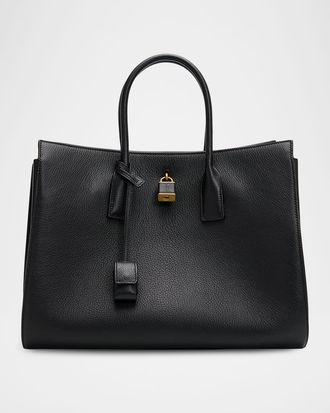 Saint Laurent Sac de Jour Grain Leather Top-Handle Bag