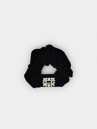 Roger Vivier Broche Vivier Scrunchie Elastic in velvet
