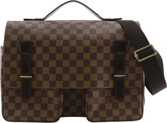 Louis Vuitton Broadway Damier Brown Canvas Handbag (Pre-Owned)