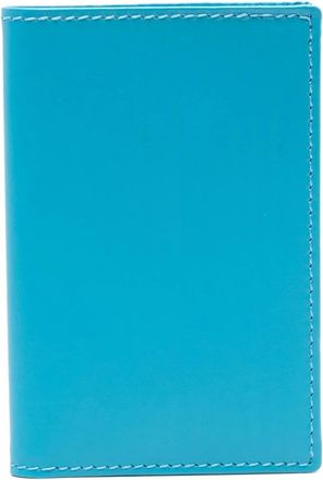 Comme Des Garçons leather wallet - women - Calf Leather - One Size - Blue