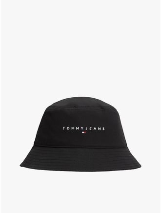 Tommy Hilfiger Mens Tommy Jeans Monotype Bucket Hat - Black