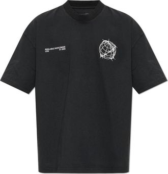 AllSaints Tops, Heren, Zwart, XS, Katoen, Caller T-Shirt