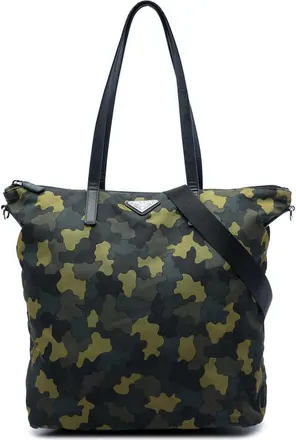 Prada Pre-owned Prada Tessuto Stampato Satchel Unisex 137TYEEODW4F7KT4