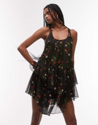 AllSaints All Saints Womens Allsaints rach dress in briar black - Size 6 UK