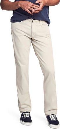 Faherty Comfort Twill Five-Pocket 2.0 Slim Fit Organic Cotton Pants in Stone at Nordstrom Rack, Size 36