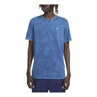 Nike Sportswear Club Washed-Dye T-Shirt Blue FD1283-410