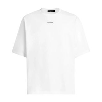 Dolce & Gabbana Hombre, Camisetas, Blanco, Talla: S