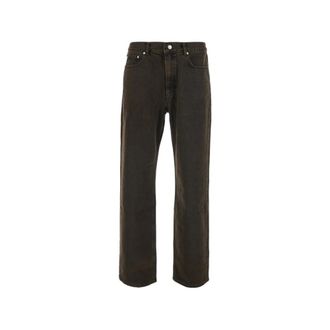 Dunst Essential Loose Jeans - Heren - Jeans - Bruin - Maat: S Katoen