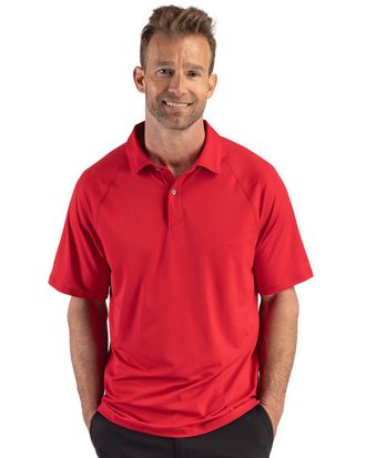 Cutter & Buck Prospect Recycled Featherlight Stretch Mens Sport Polo