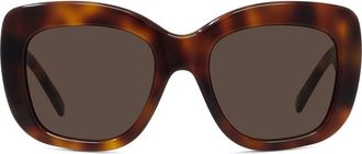 Givenchy Bold 53mm Gradient Butterfly Sunglasses in Blonde Havana /Brown at Nordstrom