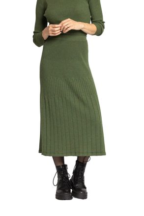Ivko Solid Skirt In Green