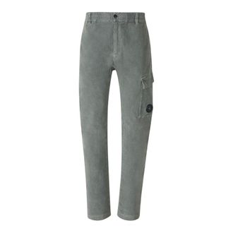 C.P. Company C.p. Company - Corduroy Cargo Broeken - Heren - Broeken - Grijs - Maat: L Corduroy