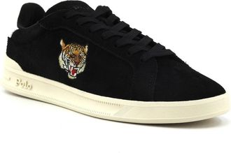 Ralph Lauren Schoenen, Heren, Zwart, 44 EU, Leer, Sneakers