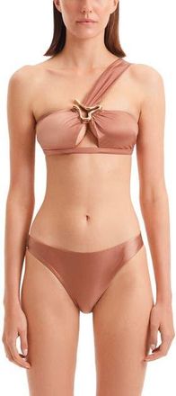 Moeva Sereia Bikini Top in Brown at Nordstrom, Size X-Small Eu