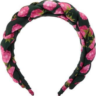 La DoubleJ Rapunzel Headband in Lampone Mini Emerald at Nordstrom