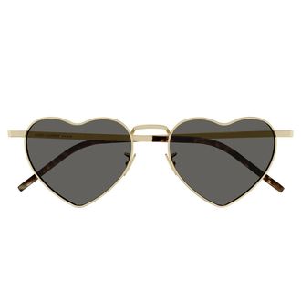Saint Laurent Sunglasses Sl 301 Loulou 004 Lou Lou Gold/Grey Unisex