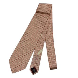 Ferragamo Pre-owned Zijden Stropdas - Heren - Pre-owned - Roze - Maat: ONE Size Zijde