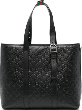 Gucci Large GG Emblem Tote Bag