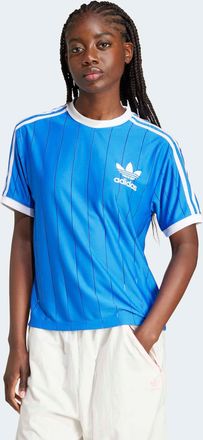 adidas T-Shirt ADIDAS ORIGINALS 3 S PNST TEE, Damen, Gr. XXL, blau, Obermaterial: 100% Polyester, Shirts T-Shirt