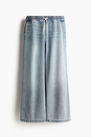 H&M Schlupfhose aus Denim - Blue