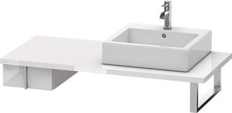 Duravit Duravit Vero Neceser Para Consola, 6566, 1 Caj&oacute;n, 300 Mm, Color (frente/cuerpo): Laca Blanca Lila Alto Brillo - Ve656602727