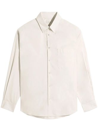 Christophe Lemaire Classic Regular Fit Button-Down Shirt with Smooth Finish