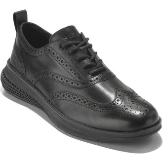 Cole Haan Original Grand Energyweave Wingtip Oxford in Black /Black /Black at Nordstrom Rack, Size 11.5