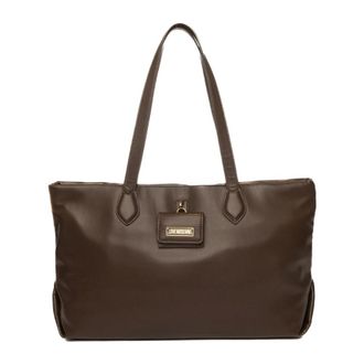 Love Moschino Dames, Tassen, Bruin, Maat: ONE Size Leer