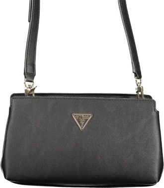 Guess Nero Poliuretano Female Shoulder Womens Bag