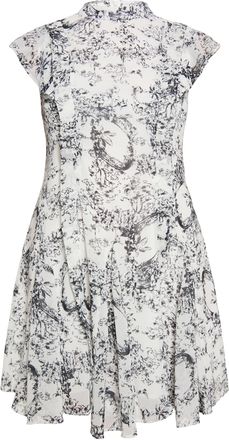 Dreimaster Dreimaster Jurk Dames zwart wit