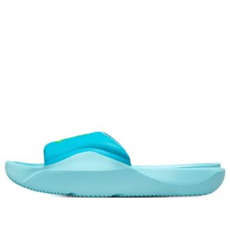 Nike Jordan Air Jordan Franchise Slides Chlorine Blue Copa Electric Green HF3263-400