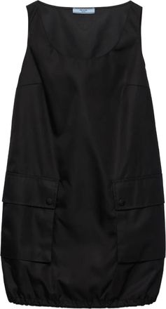 Prada Abito corto smanicato - Nero